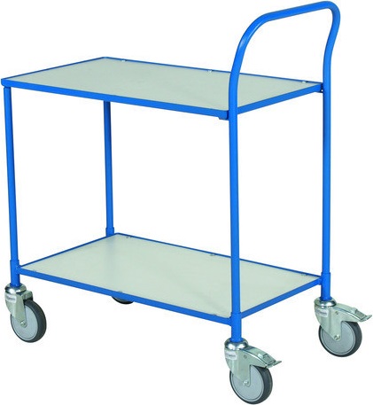 [CRTTH] Chariot transport horizontal multi plateaux en acier peint